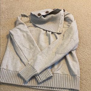 Old Navy cowl neck sweatshirt with button detail